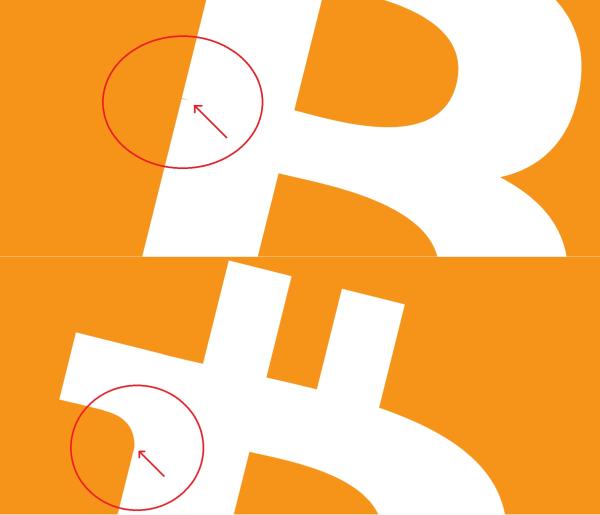 Несовершенство логотипа Bitcoin обнаружено на оригинальном рисунке спустя 12 лет