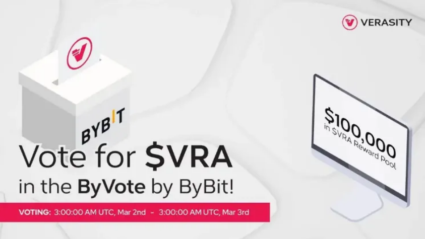 Голосуйте за листинг токена Verasity $VRA на бирже Bybit!