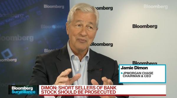 Глава JPMorgan: «Банкам станет еще хуже»