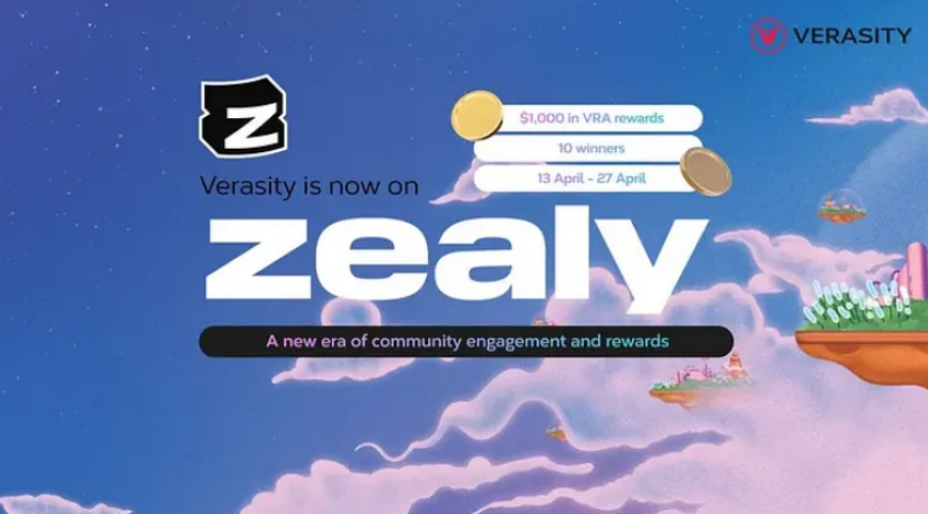 Verasity открыла страницу на Zealy
