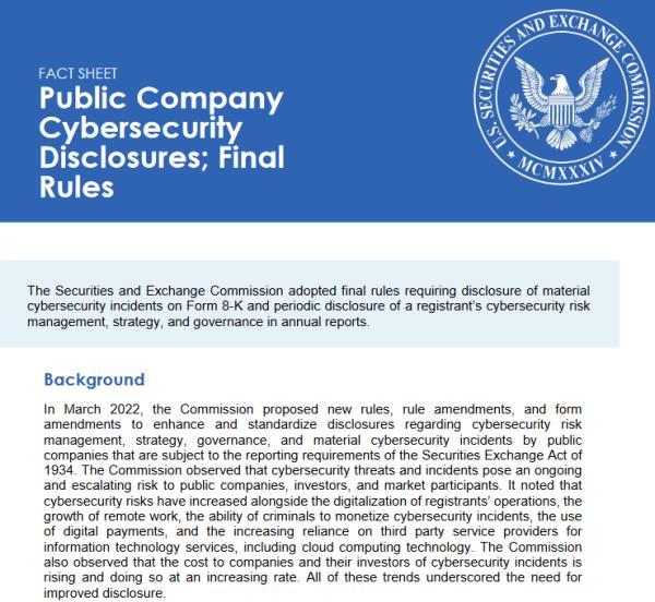 Принятые SEC правила раскрытия информации о кибератаках затронут несколько крупных криптофирм