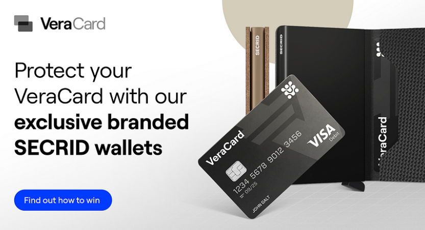Акция от VeraCard: выиграйте эксклюзивный брендированный кошелек от Secrid