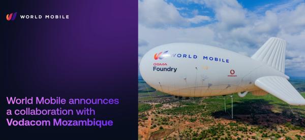 World Mobile тестирует аэростат для услуг связи в Мозамбике