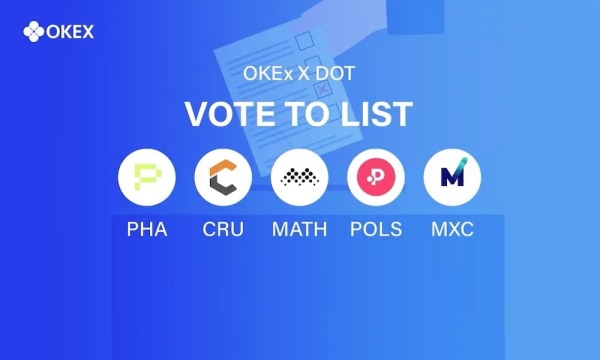 OKEx проводит голосование по листингу пяти проектов Polkadot